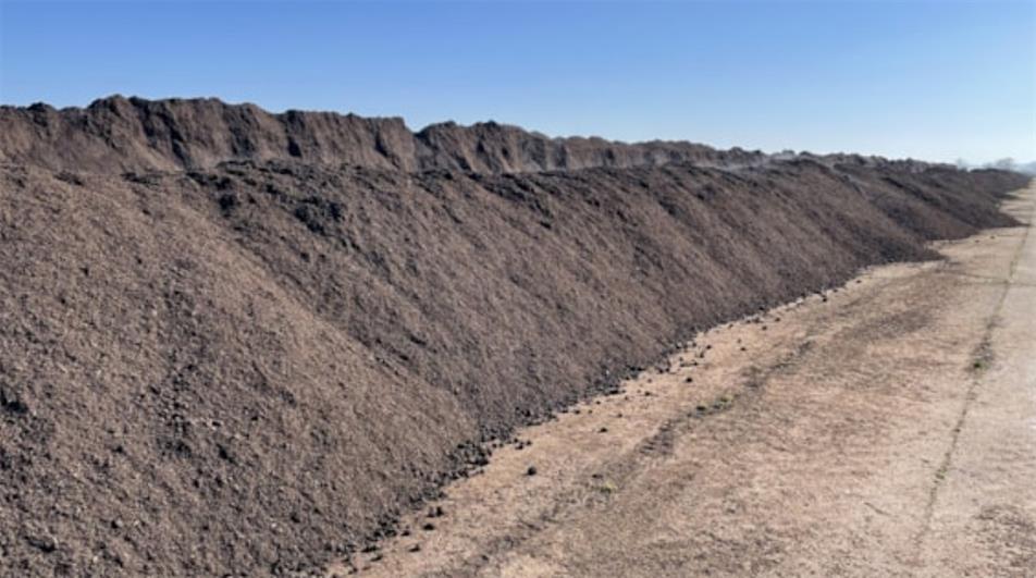 RocketGro compost heaps